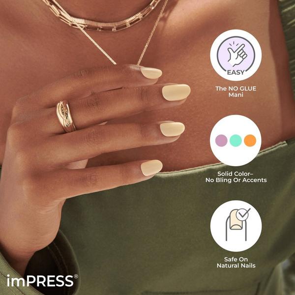 Kiss imPRESS Color Short Press-On Manicure Nails #4