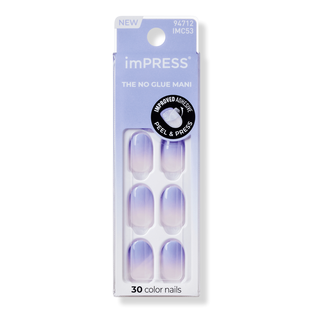Kiss Impress Color Short Press-on Manicure Nails - Friendzone