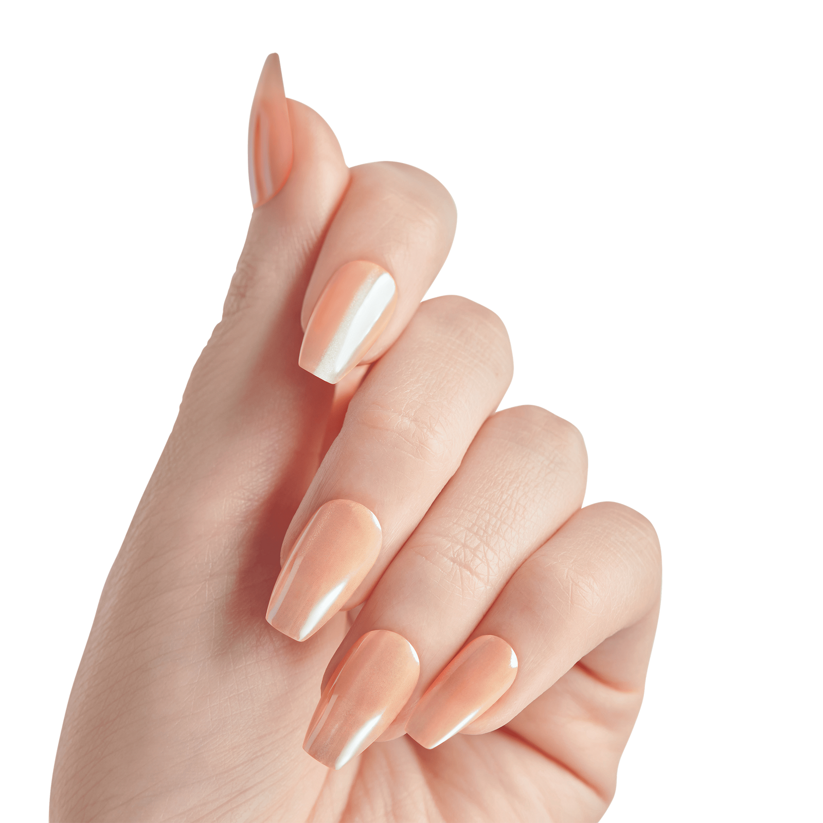 Gel Fantasy Allure Fashion Nails - MoonBeam