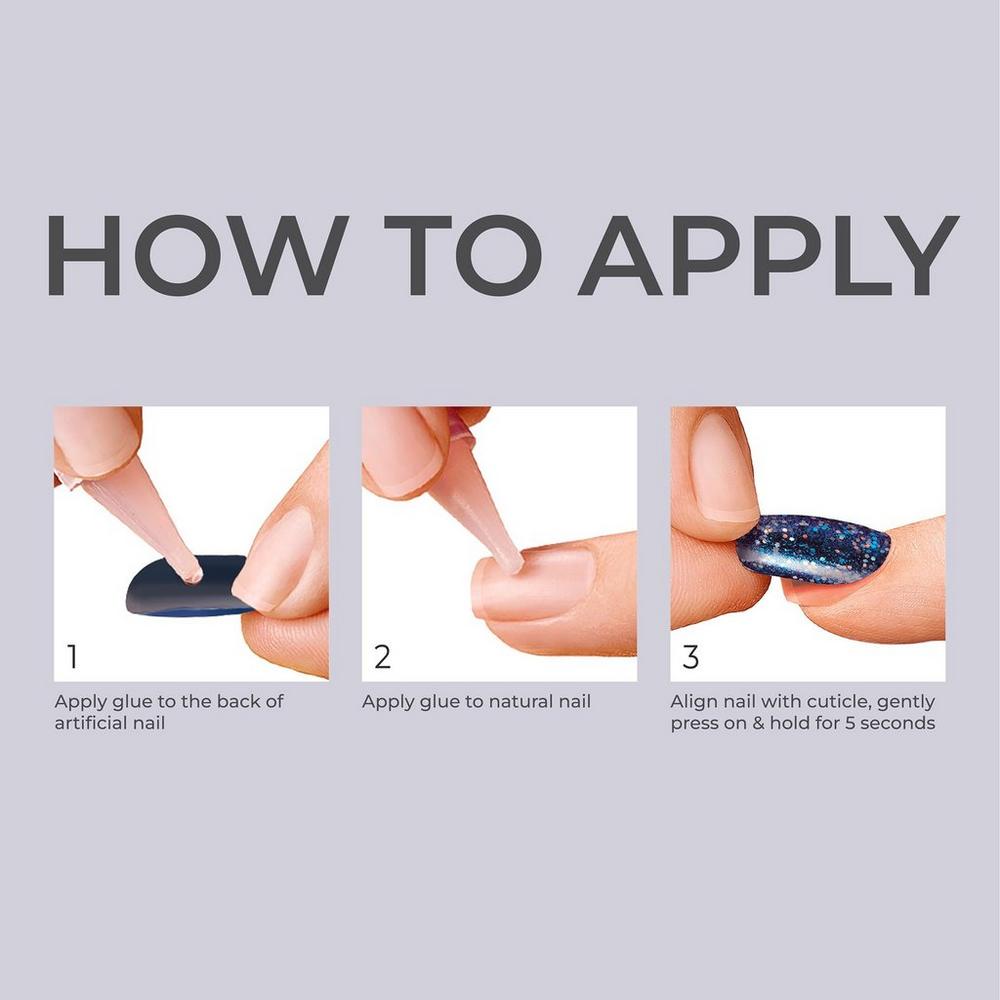 Salon Acrylic French Color Press On Nails - Catchy