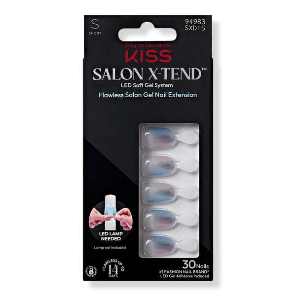 Kiss Salon X-tend LED Soft Gel System Design Nails #1