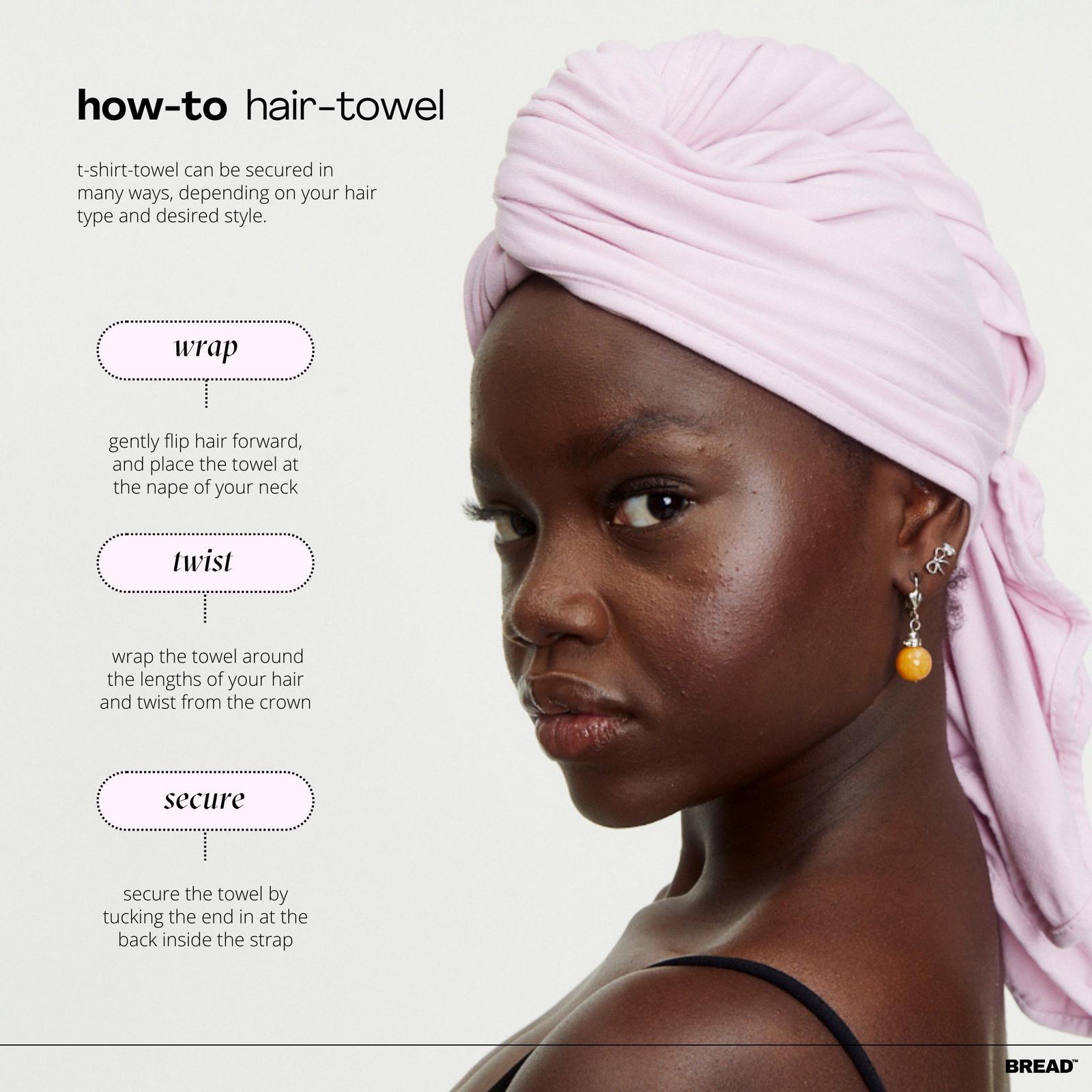 T-Shirt-Towel: Hair Towel