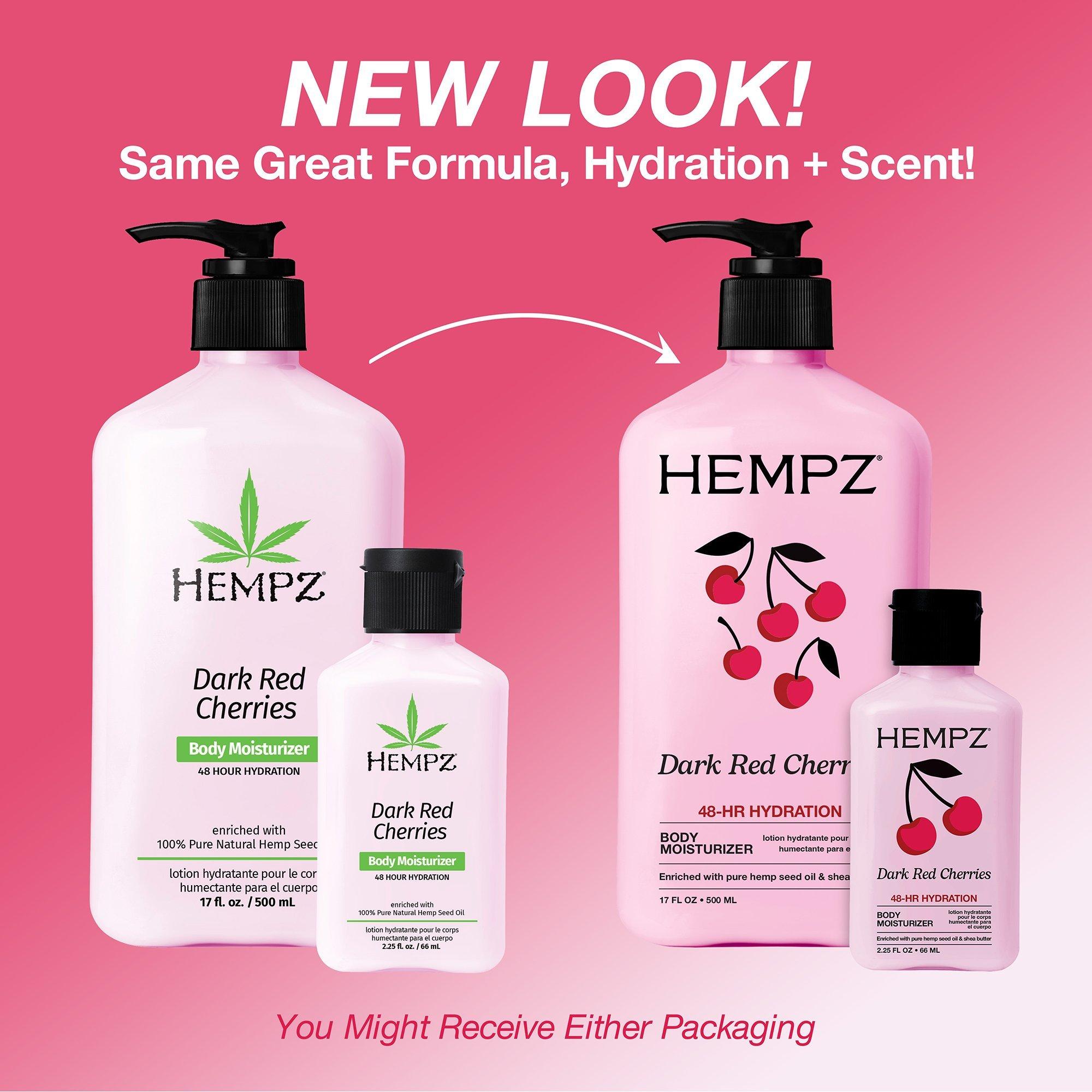 Увлажняющее средство для тела Hempz Dark Red Cherries — фото 2