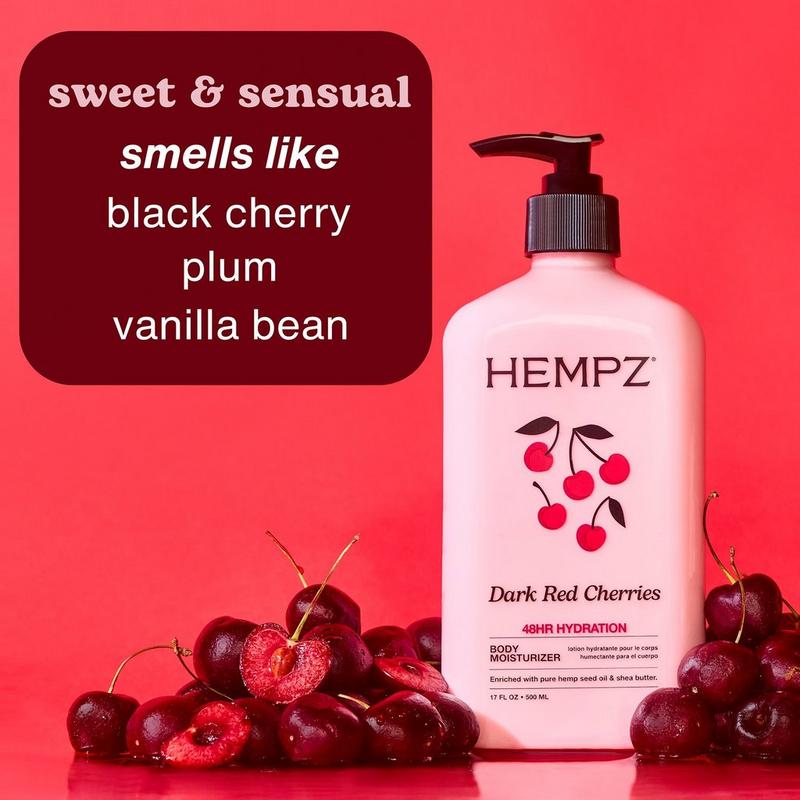Hempz - 17 oz Dark Red Cherries Body Moisturizer | Ulta Beauty