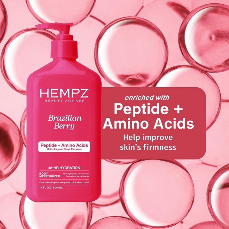 Hempz - 17.0 oz Brazilian Berry Body Moisturizer with Peptide +