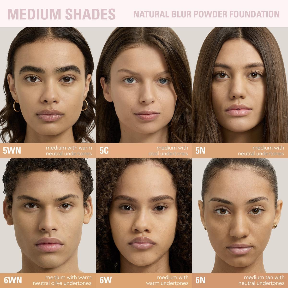 Natural Blur Powder Foundation - 5N