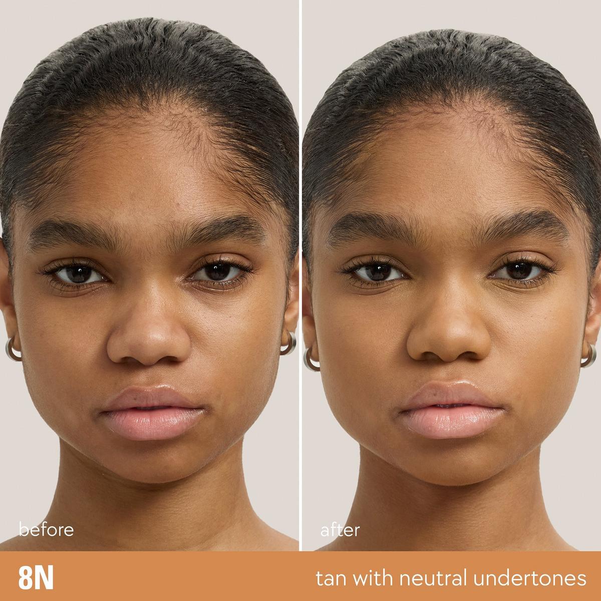 Natural Blur Powder Foundation - 8N