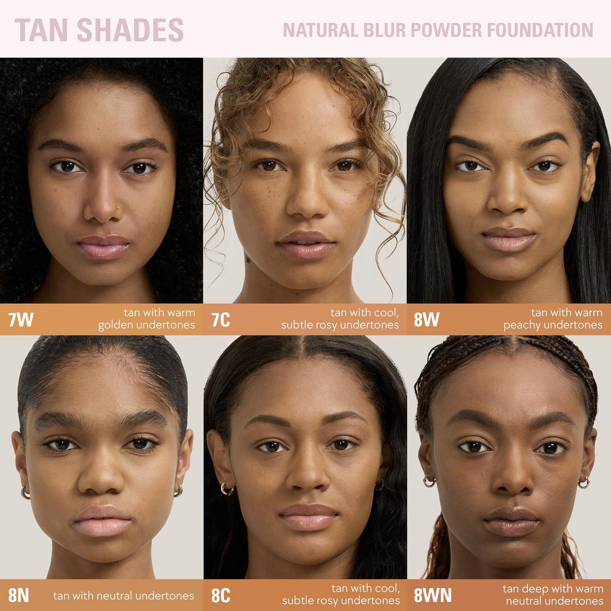 Natural Blur Powder Foundation - 8N