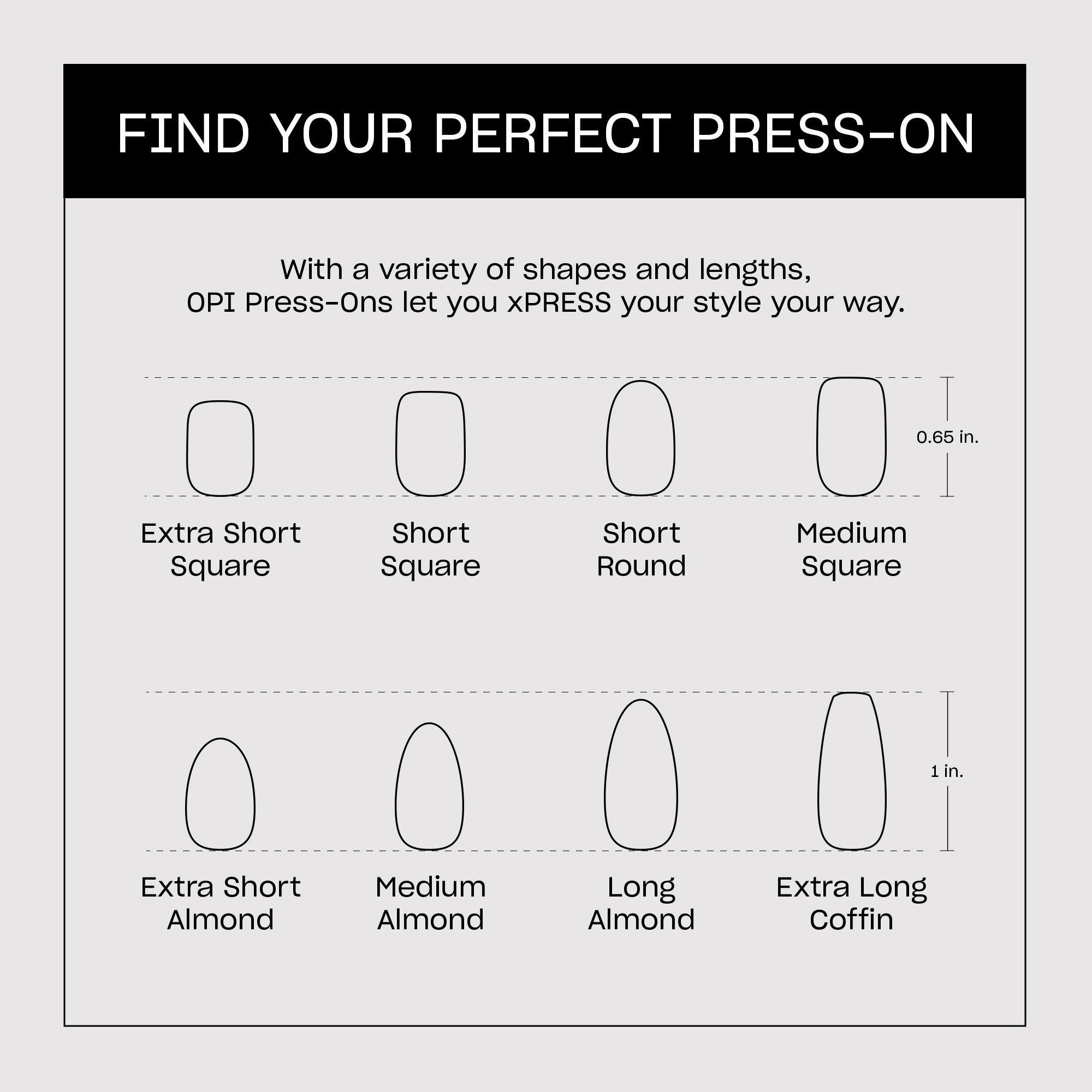 Накладные ногти с французским маникюром OPI xPRESS/ON, цвет: A Sliver Of Paradise — фото 8