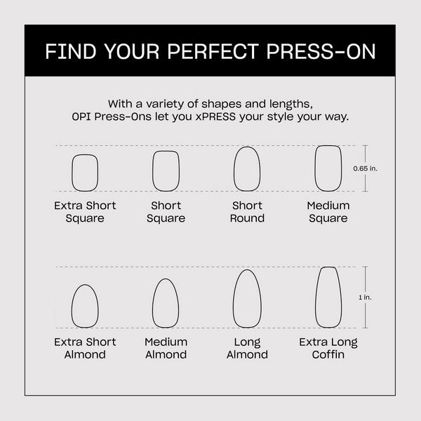 OPI xPRESS/ON French Tip Press On Nails #7
