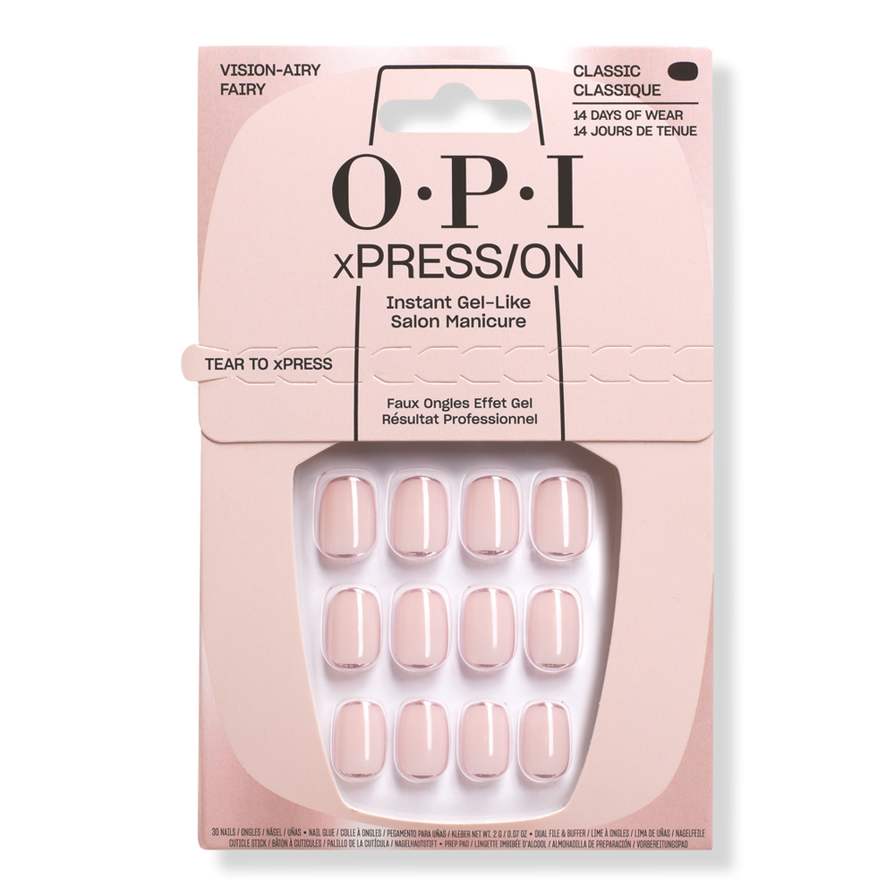 Opi Xpress/on French Tip Press On Nails - Vision-airy Fairy