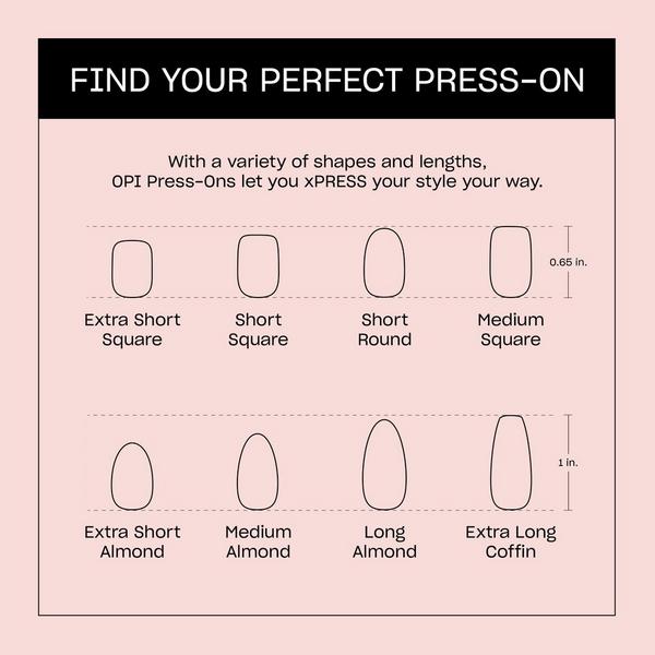 OPI xPRESS/ON French Tip Press On Nails #7