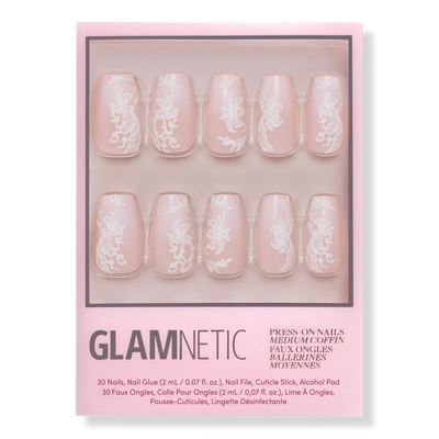 Glamnetic Lace Blush Press-On Nails