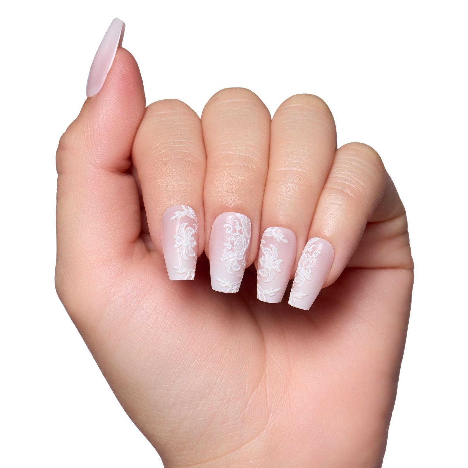 Lace Blush Press-On Nails