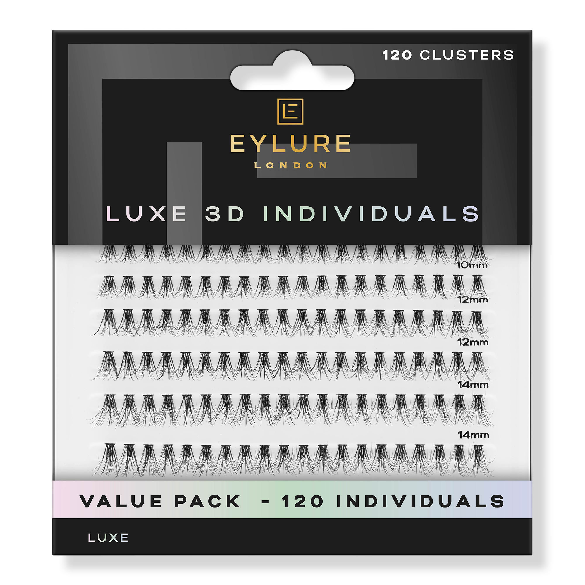 Eylure 3D Luxe Individual Eyelashes Value Pack #1