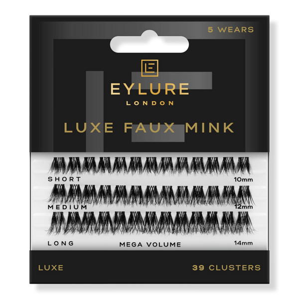 Eylure Luxe Faux Mink Mega Volume Eyelash Clusters #1