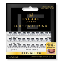 Natural Luxe Faux Mink Pre-Glued Eyelash Clusters