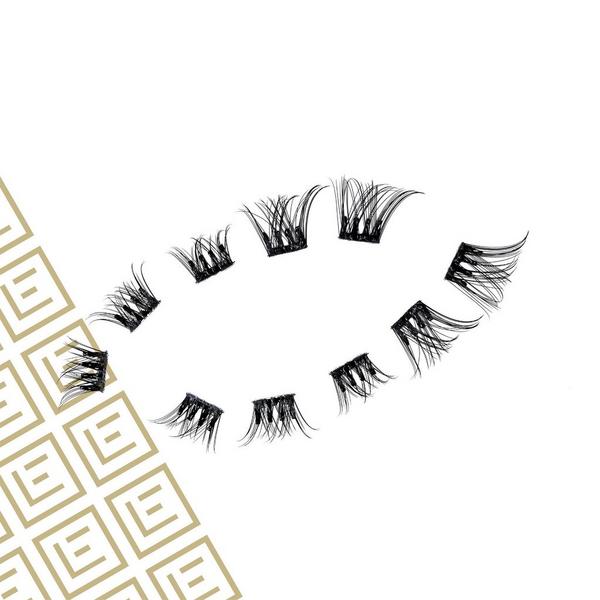 Eylure Natural Luxe Faux Mink Pre-Glued Eyelash Clusters #4