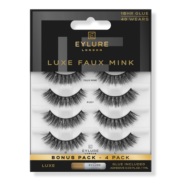 Eylure Luxe Faux Mink Ruby Eyelashes Multipack #1