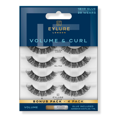 Eylure Volume & Curl No.114 Eyelashes Multipack