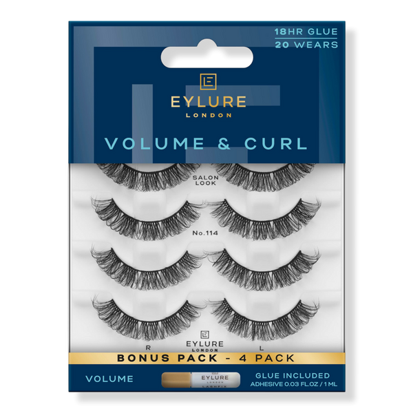 Eylure Volume & Curl No.114 Eyelashes Multipack #1