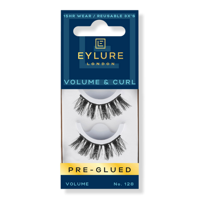 Eylure Volume & Curl No. 128 Pre-Glued Eyelashes