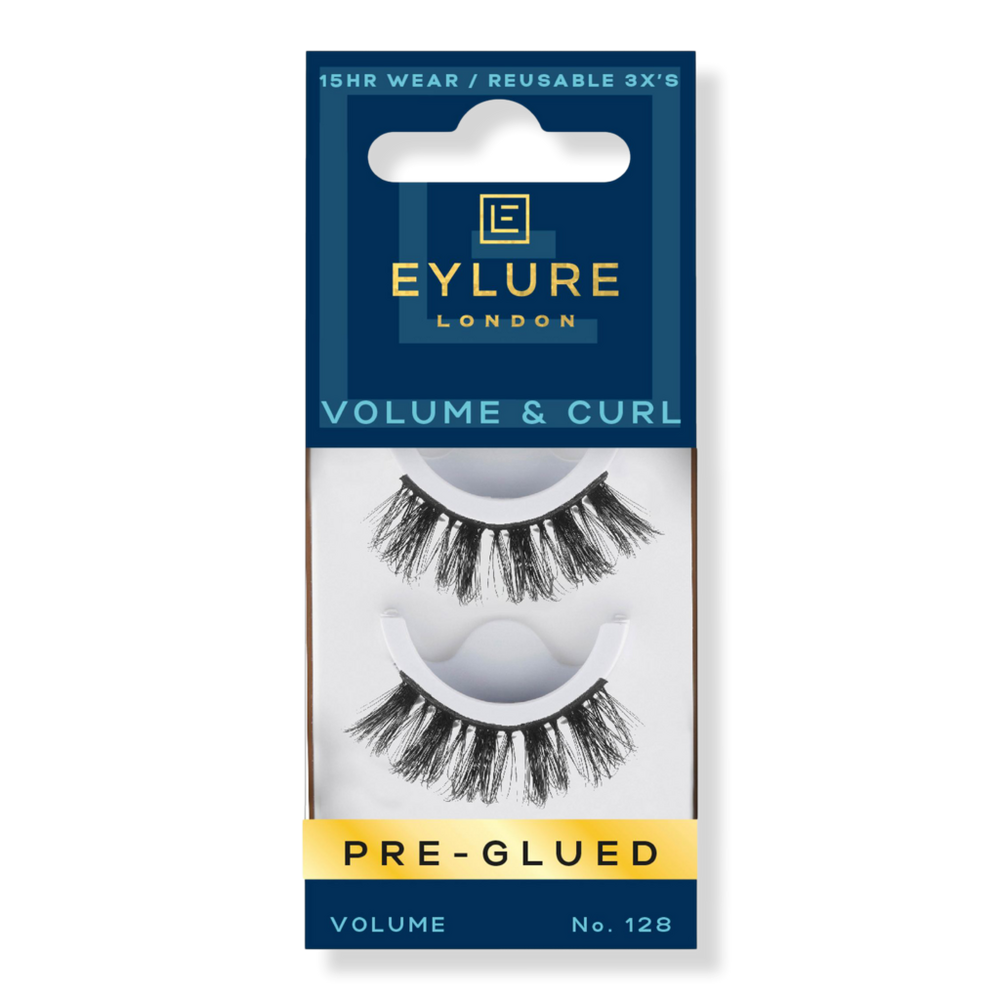 Eylure Volume & Curl No. 128 Pre-glued Eyelashes