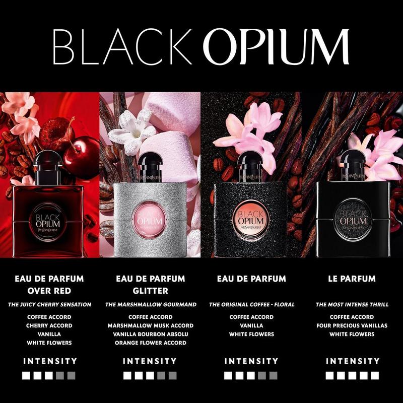 Yves Saint Laurent - 3.0 oz Black Opium Eau de Parfum Glitter