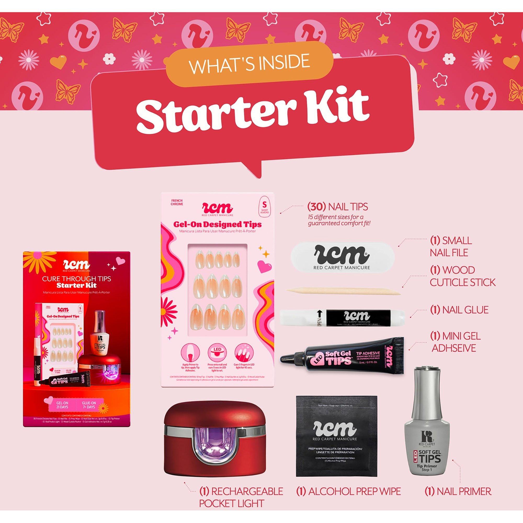 Gel-On Cure Through Designed Nail Art Tips Starter Kit - thumbnail 2