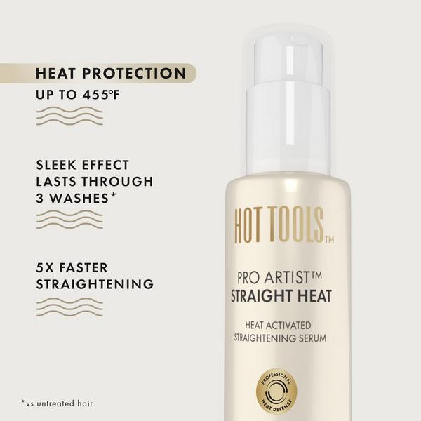 Hot Tools Travel Size Pro Artist Straight Heat, Heat Activated Straightening Serum #2