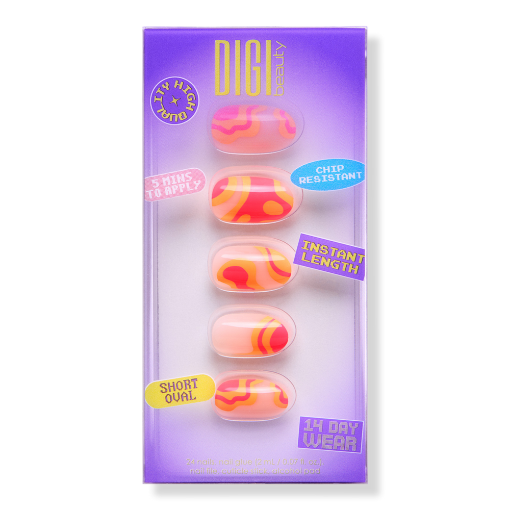 Digi Beauty Lava Lamp Press-on Nails