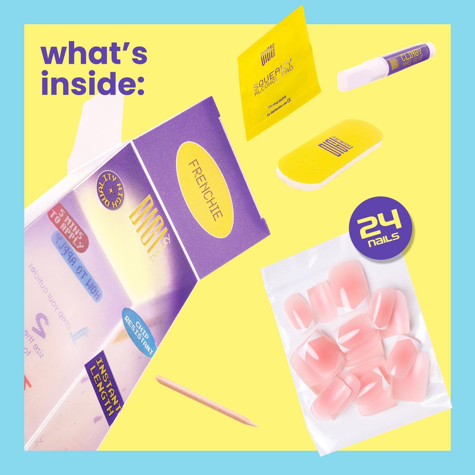 Frenchie Press-On Nails