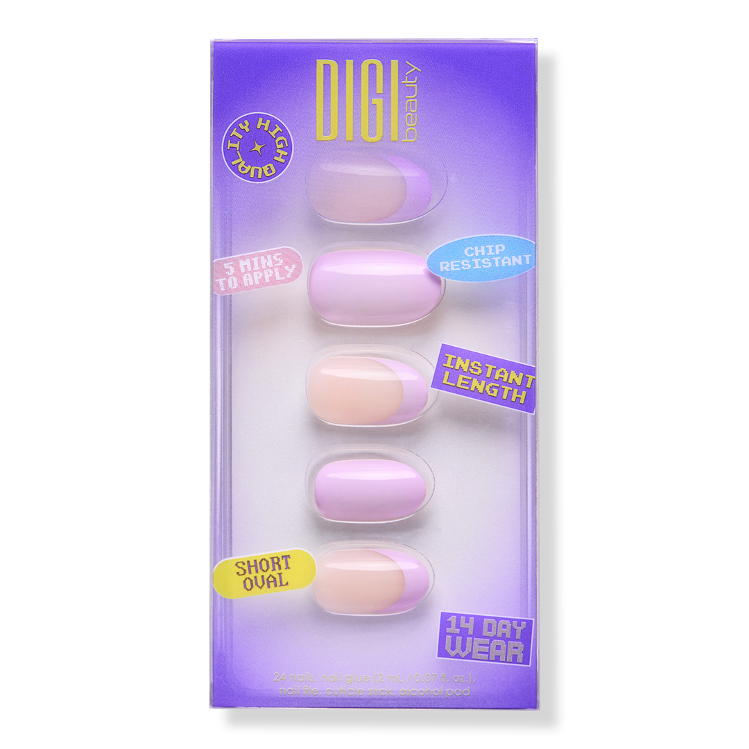 DIGI Beauty Purple People Press-On Nails #1
