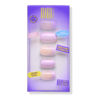 Purple People Press-On Nails