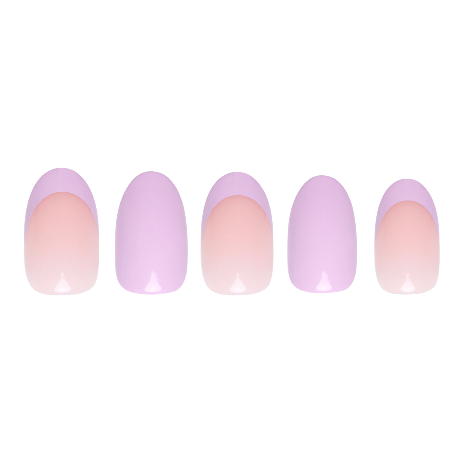 Purple People Press-On Nails