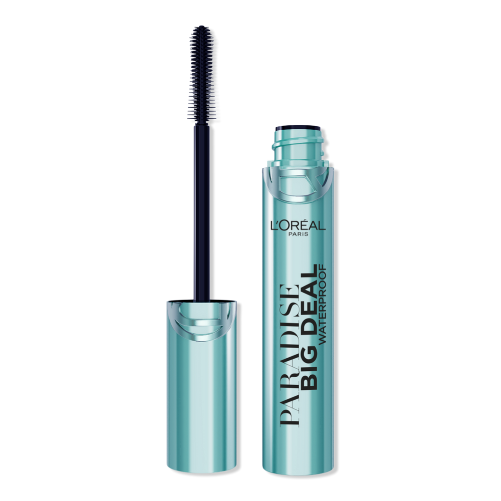L'oreal Paradise Big Deal Volumizing And Lengthening Waterproof Mascara - Black In Black