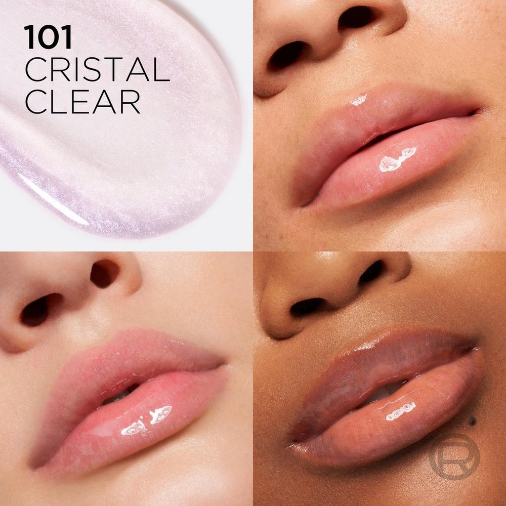Plump Ambition Hyaluron Lip Oil 24HR Care with Hyaluronic Acid - Cristal Clear 101