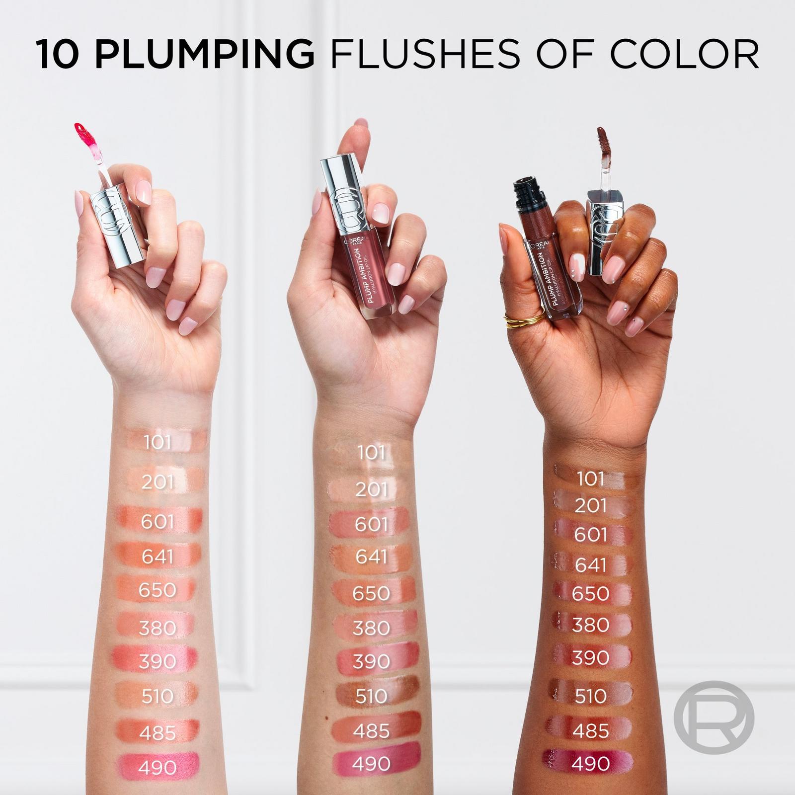 Plump Ambition Hyaluron Lip Oil 24HR Care with Hyaluronic Acid - Cristal Clear 101