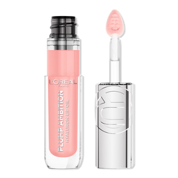 L'Oreal Paris Plump Ambition Hyaluron Lip Oil 24HR Care with Hyaluronic Acid - Milky Nu 201