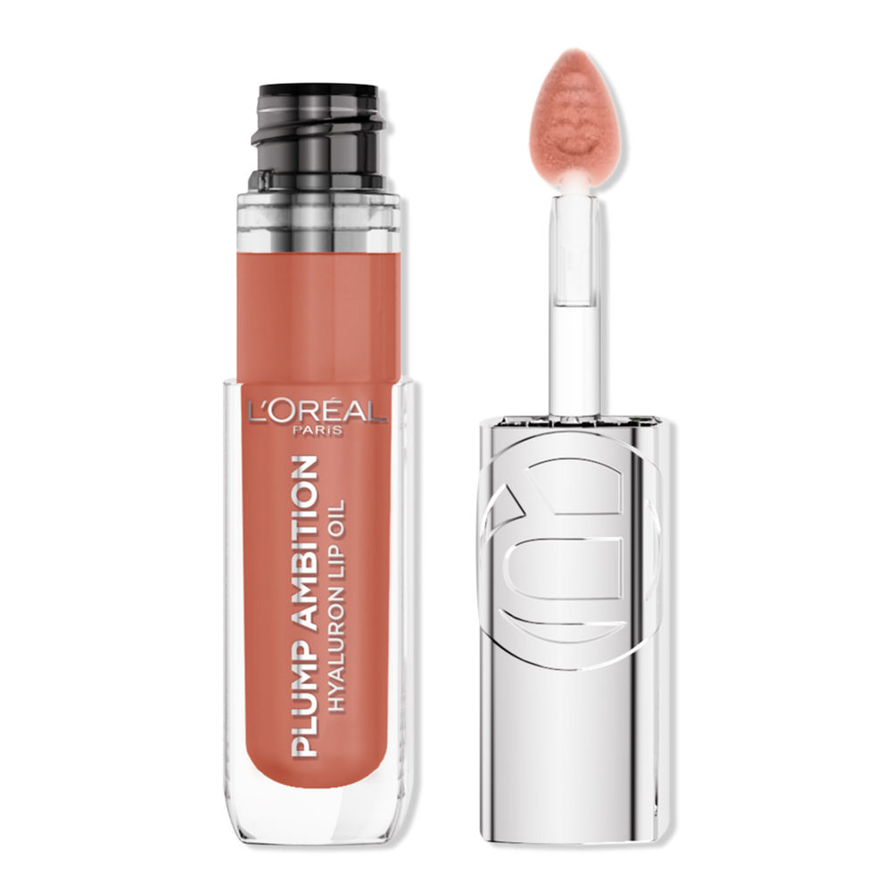 L'oreal Plump Ambition Hyaluron Lip Oil 24hr Care With Hyaluronic Acid - Latte Glace 641