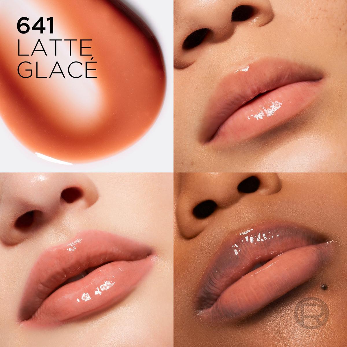 Plump Ambition Hyaluron Lip Oil 24HR Care with Hyaluronic Acid - Latte Glacé 641