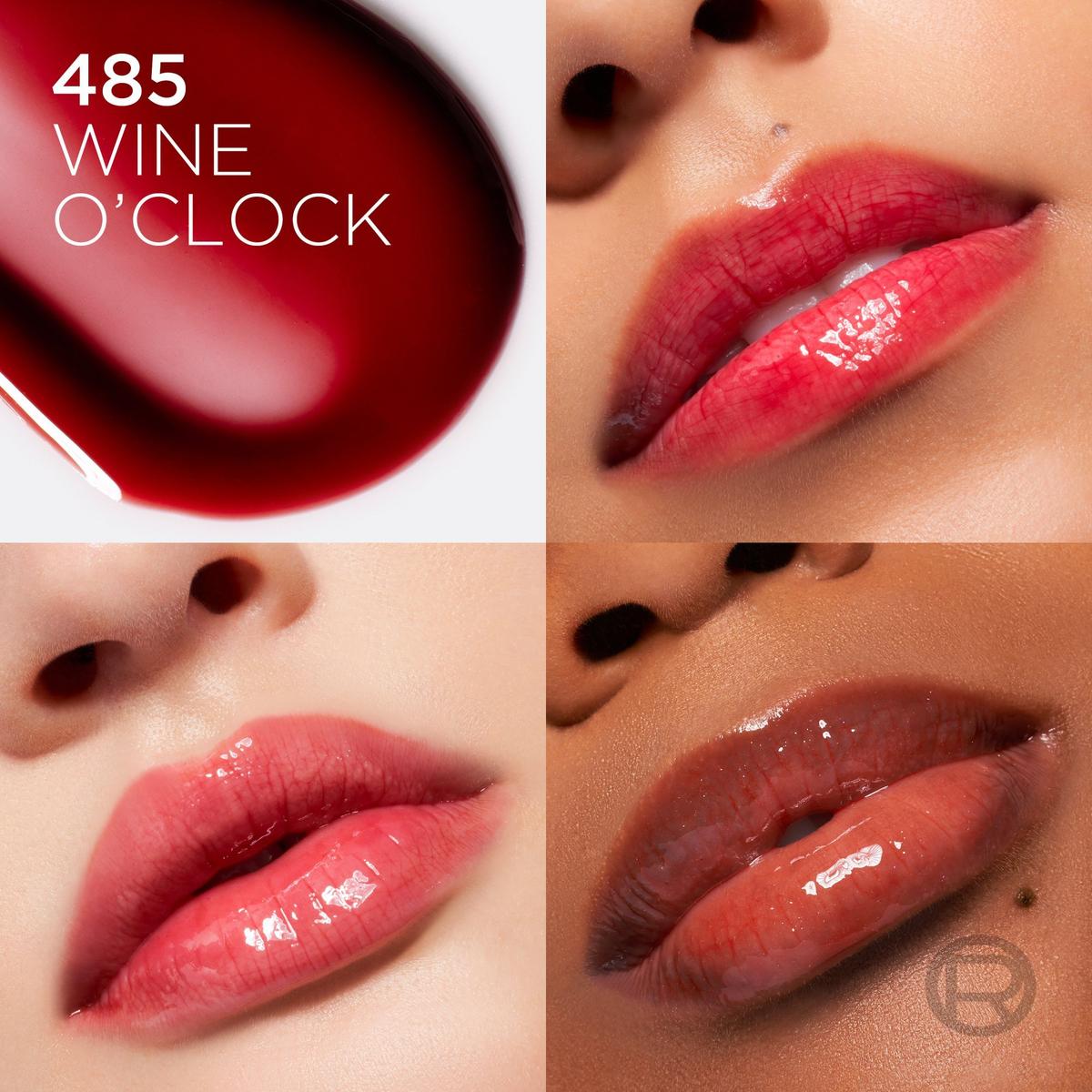 Plump Ambition Hyaluron Lip Oil 24HR Care with Hyaluronic Acid - Wine O'Clock 485