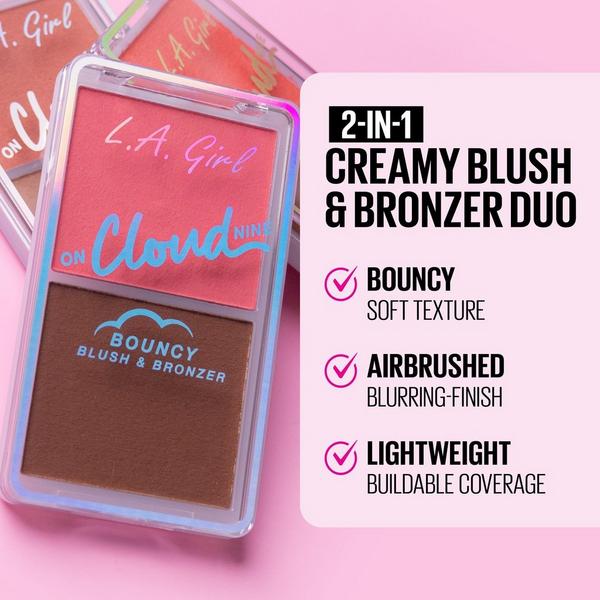 L.A. Girl On Cloud Nine Bouncy Blush Bronzer Duo #4