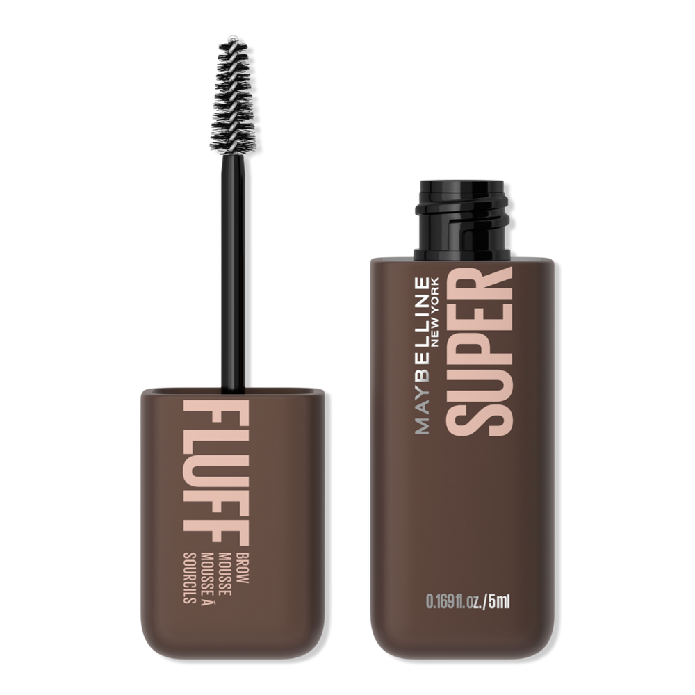 Maybelline Eyestudio Superfluff Volumizing Brow Mousse Gel - Deep Brown In Brown