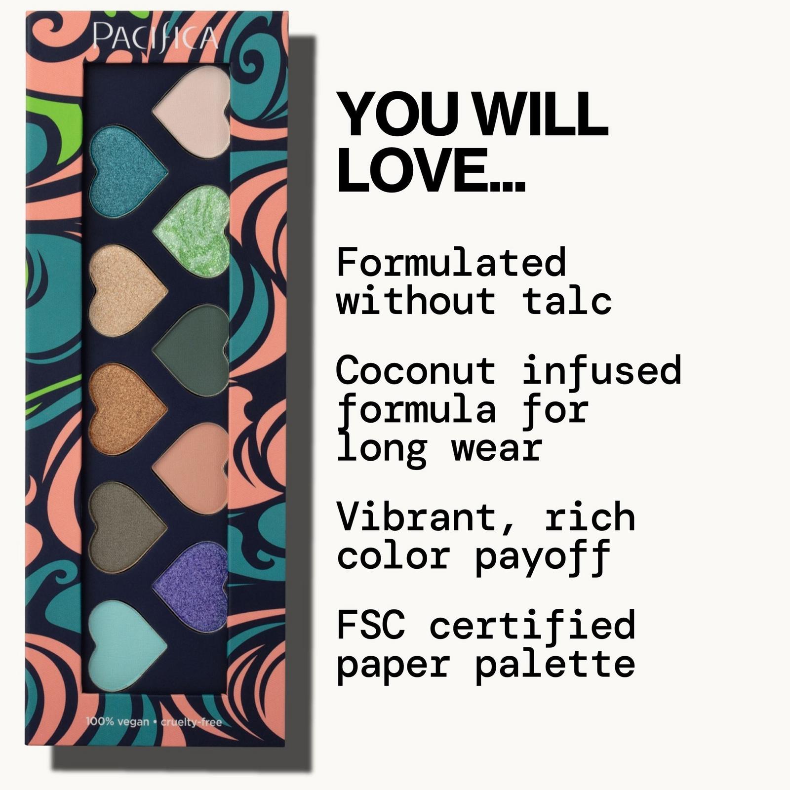 Malibu Coconut Infused Eye Shadow Palette