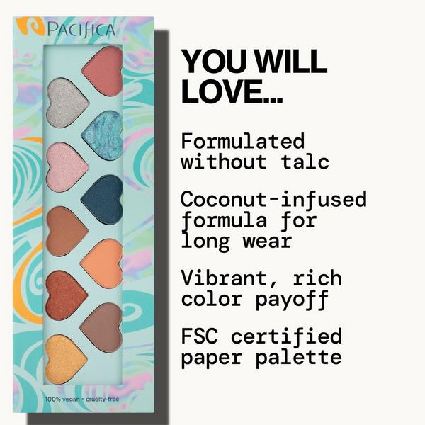 Pacifica Malibu Coconut Infused Eye Shadow Palette #5