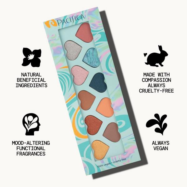 Pacifica Malibu Coconut Infused Eye Shadow Palette #8