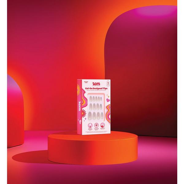 Red Carpet Manicure Gel-On LED Cured Designed Nail Art Tips #2