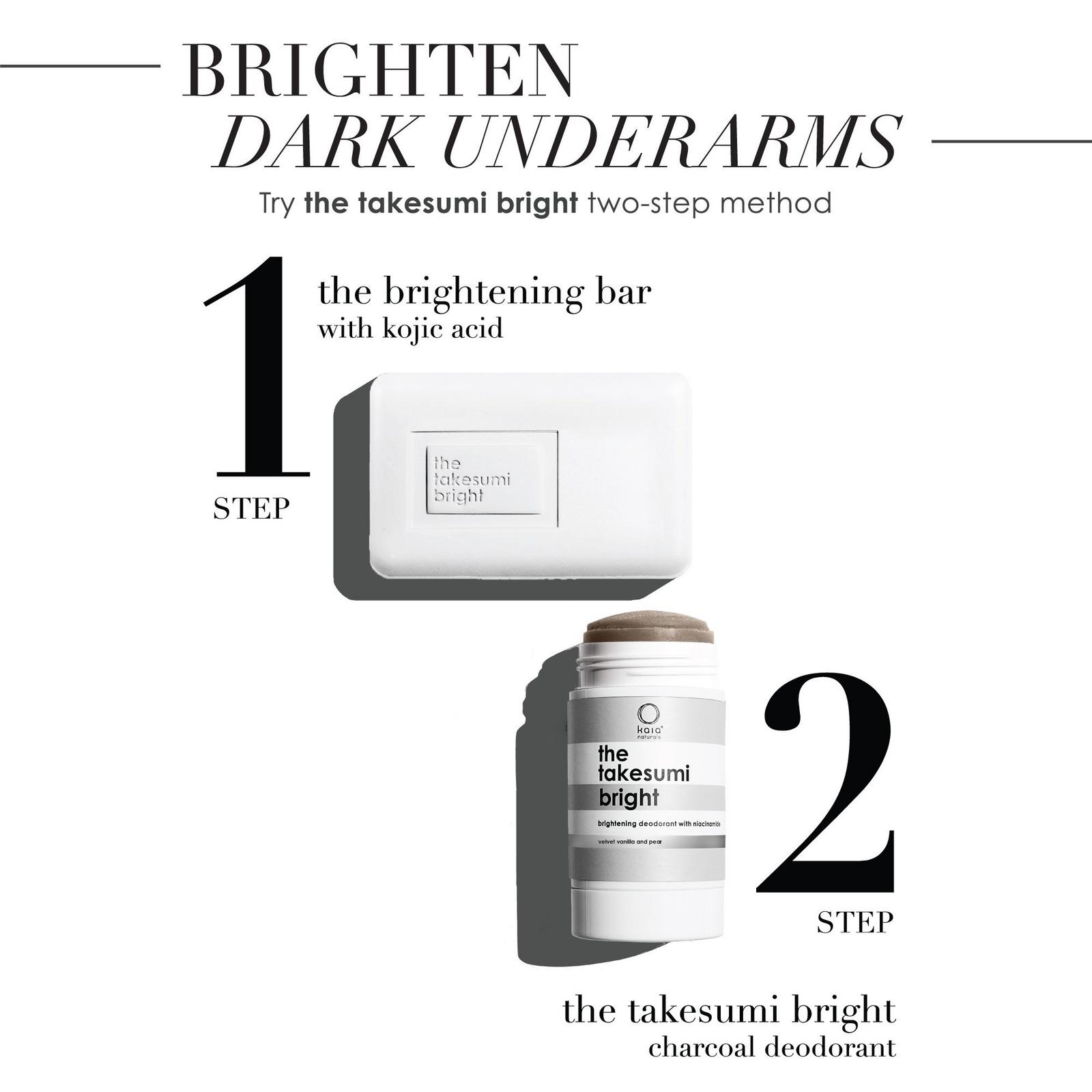 The Takesumi Bright 2-Step System for Brightening Underarms