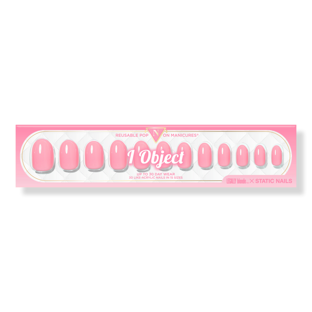 Static Nails Legally Blonde X  I Object! Reusable Pop-on Manicures